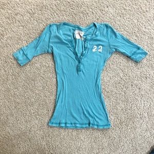 Hollister 3/4 sleeve shirt